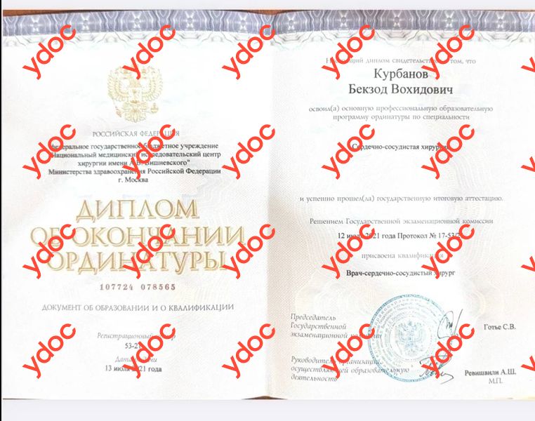 Документы и фотографии - Курбанов Б. В.